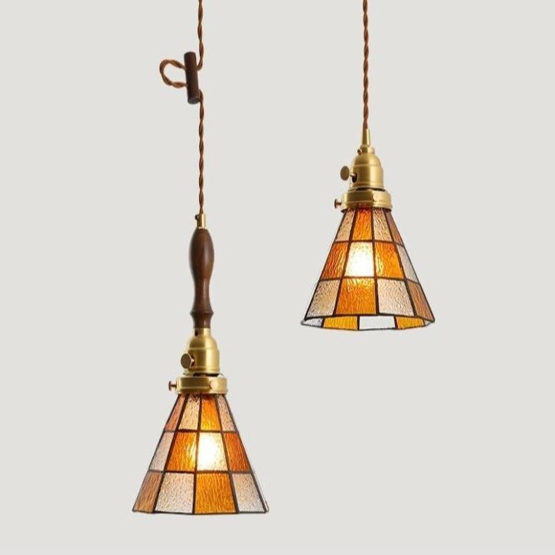 Aurelia – Kleurrijke glazen hanglamp – Unieke LED pendellamp