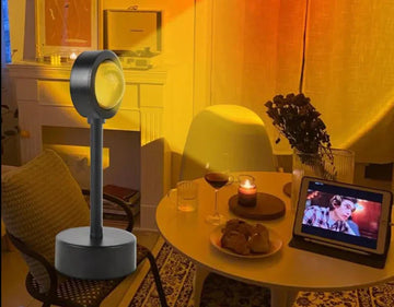 Sunset Lamp with 4 Colors - GlowSphere | Ambient Lighting for Every Room
