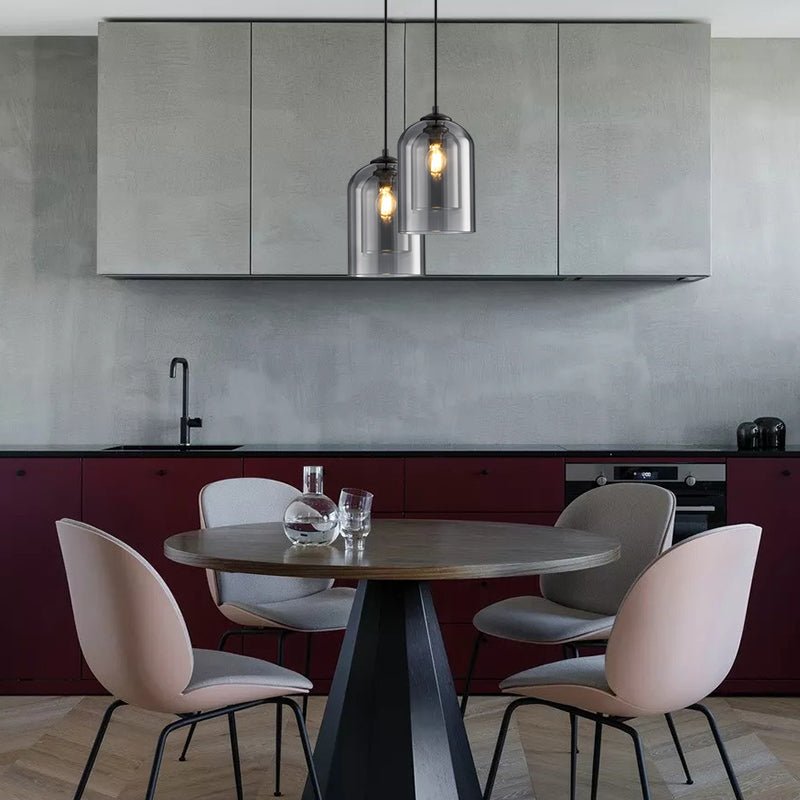 AuraGlas Hanglamp – Elegante Dubbelglas Lamp voor een Magische Lichtsfeer