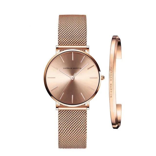 Hannah Martin Horloge Set | Tijdloos Cadeau voor Elke Gelegenheid
