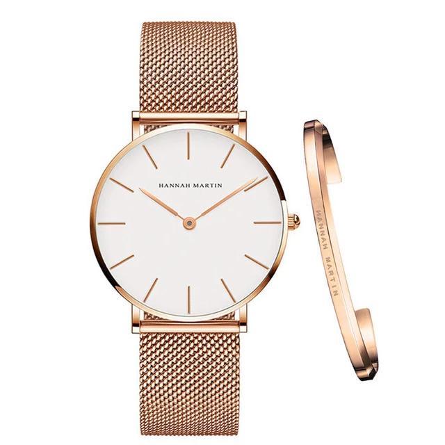 Hannah Martin Horloge Set | Tijdloos Cadeau voor Elke Gelegenheid