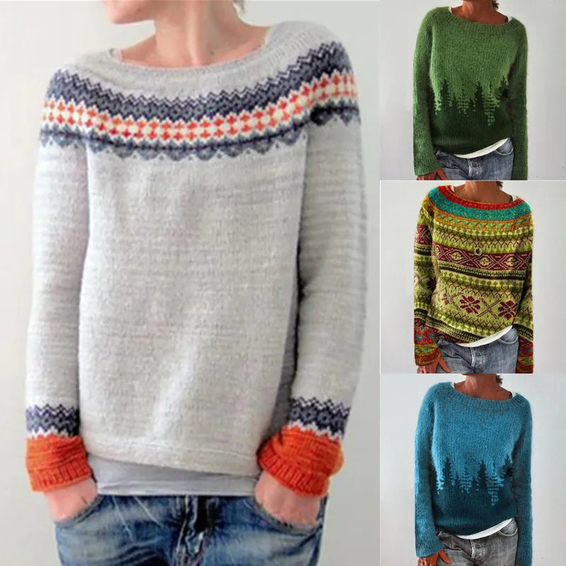 Ava | Retro Sweater for Stylish Looks and Comfortable Days