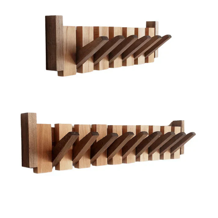 Melzano perchero de madera | perchero de piano artesanal de madera