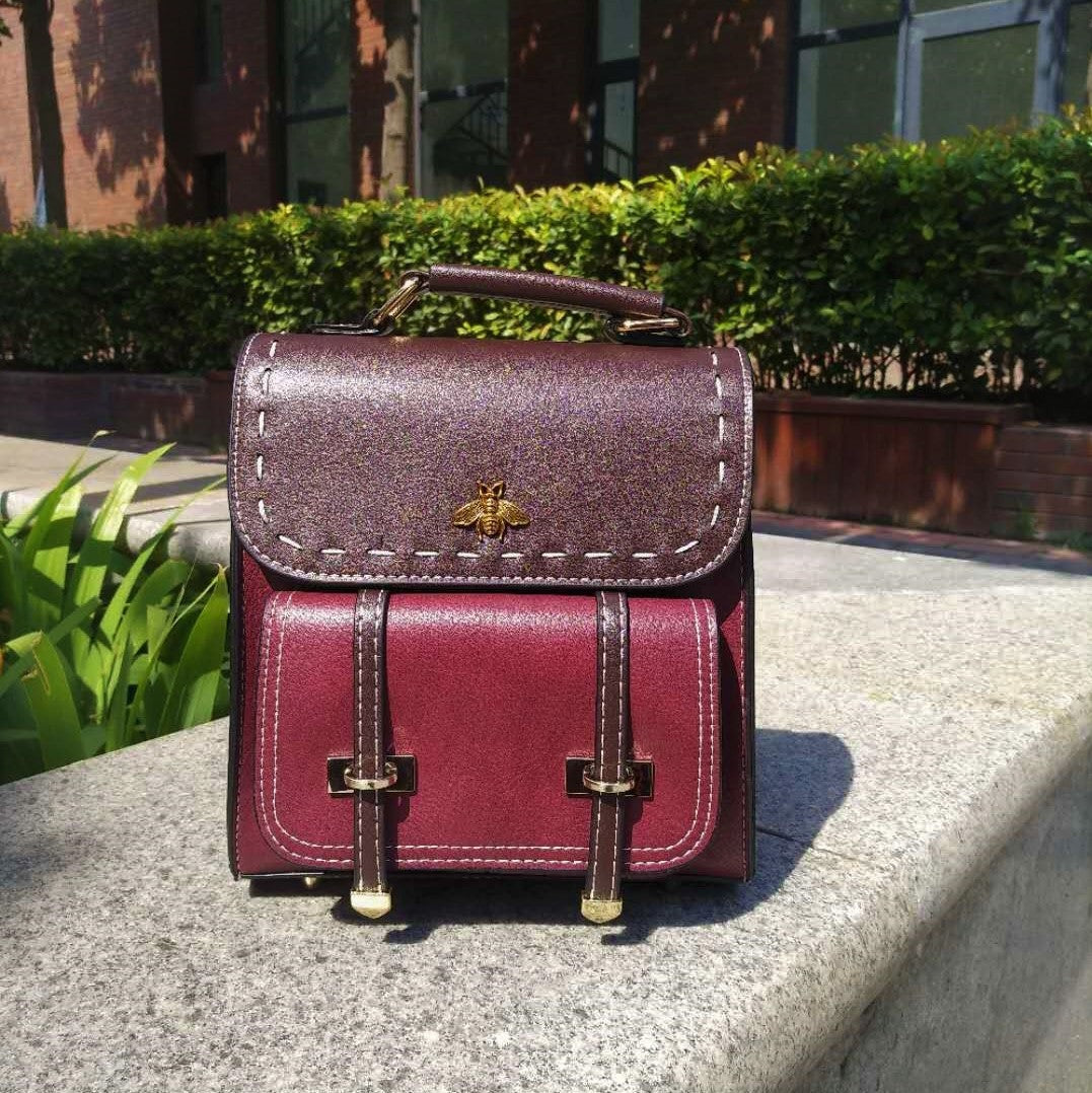 Melzano Bumblebee Leather Backpack