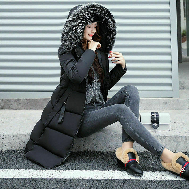 Jimenaza Long Winter Coat with Fur Collar – Elegant, Warm & Waterproof