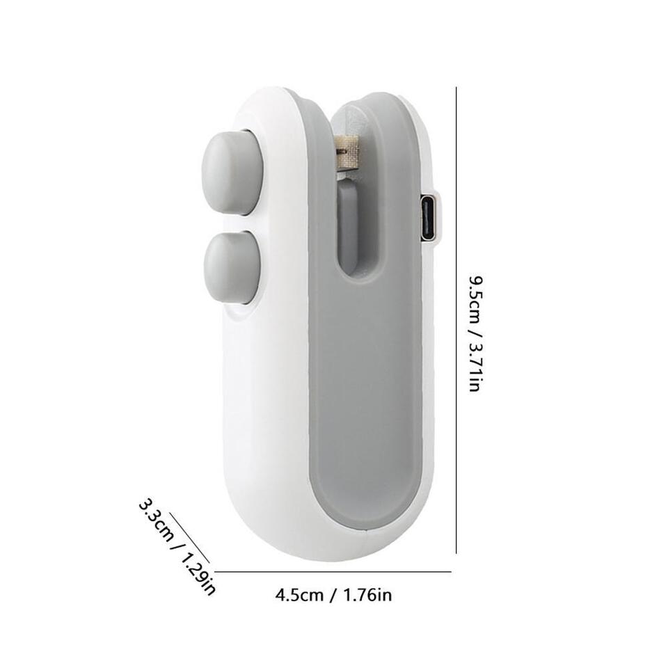 SealMate 2in1 Sealapparaat – Draagbaar, Oplaadbaar & Compact Design