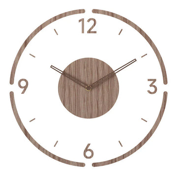 Tivora – Scandinavian Wooden Wall Clock with Silent Movement