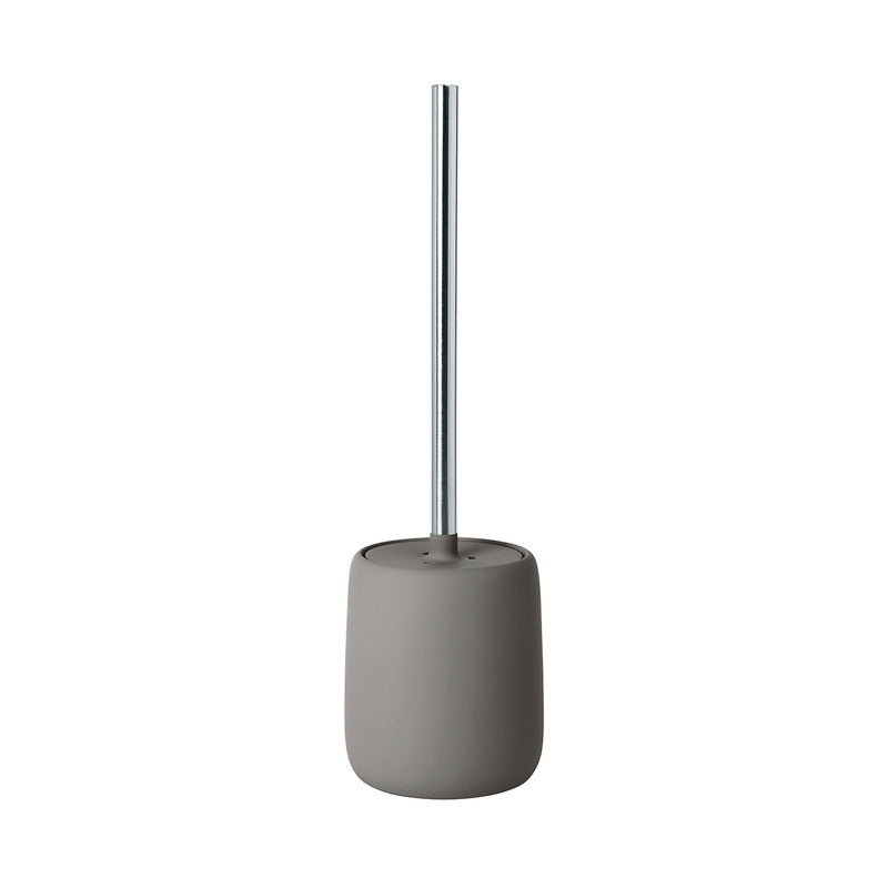 Sanovia – Cepillo de inodoro con soporte, diseño mate e higiénico