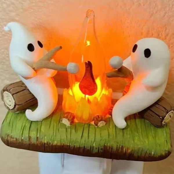 FlameGlow Simulatie Kampvuur Lamp - Spookachtige Sfeerverlichting