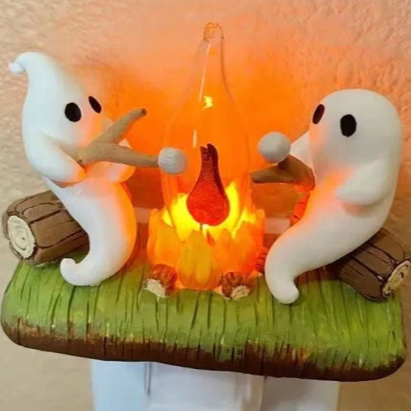 FlameGlow Simulatie Kampvuur Lamp - Spookachtige Sfeerverlichting