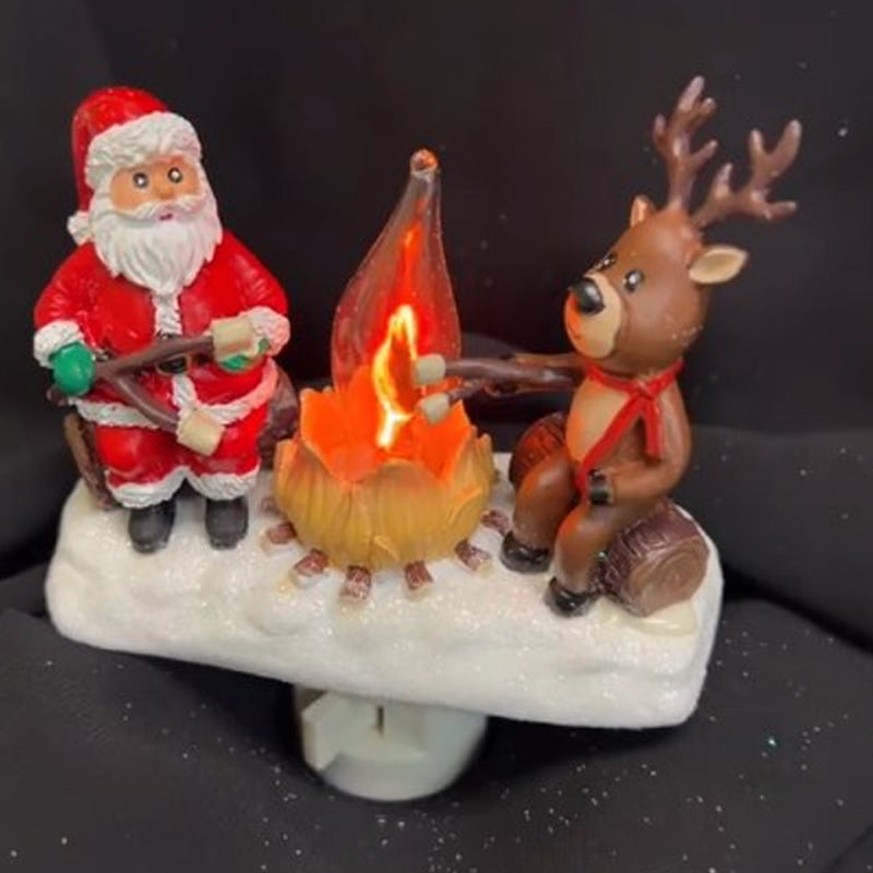FlameGlow Simulatie Kampvuur Lamp - Spookachtige Sfeerverlichting