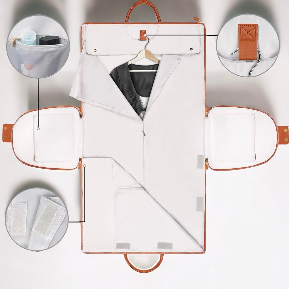 Smart Voyage | Ruimtebesparende reistas van PU leer