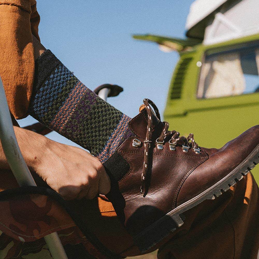 4 pares de calcetines cálidos de época