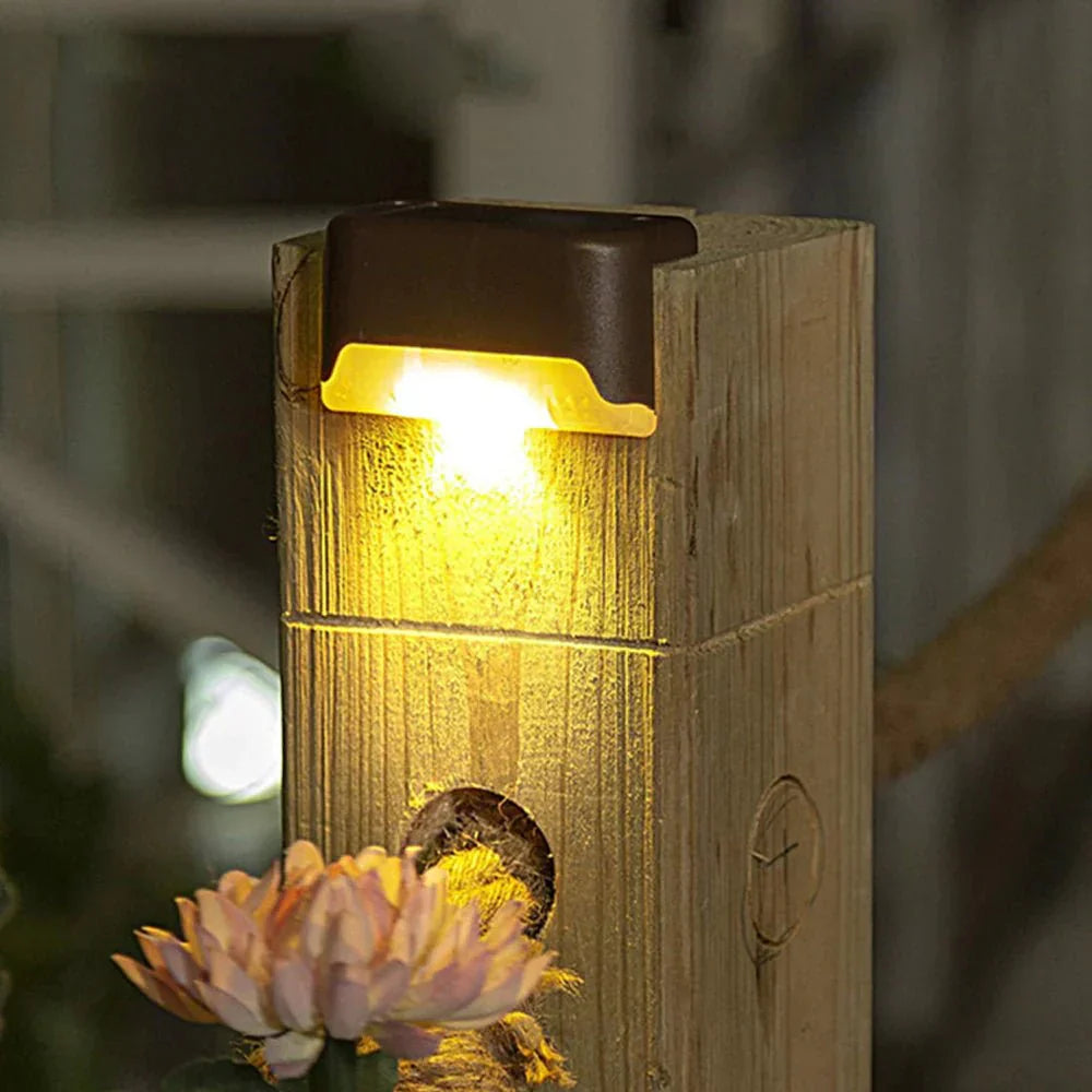 Traplampen op zonne-energie | Waterdicht en met lichtschakelaar