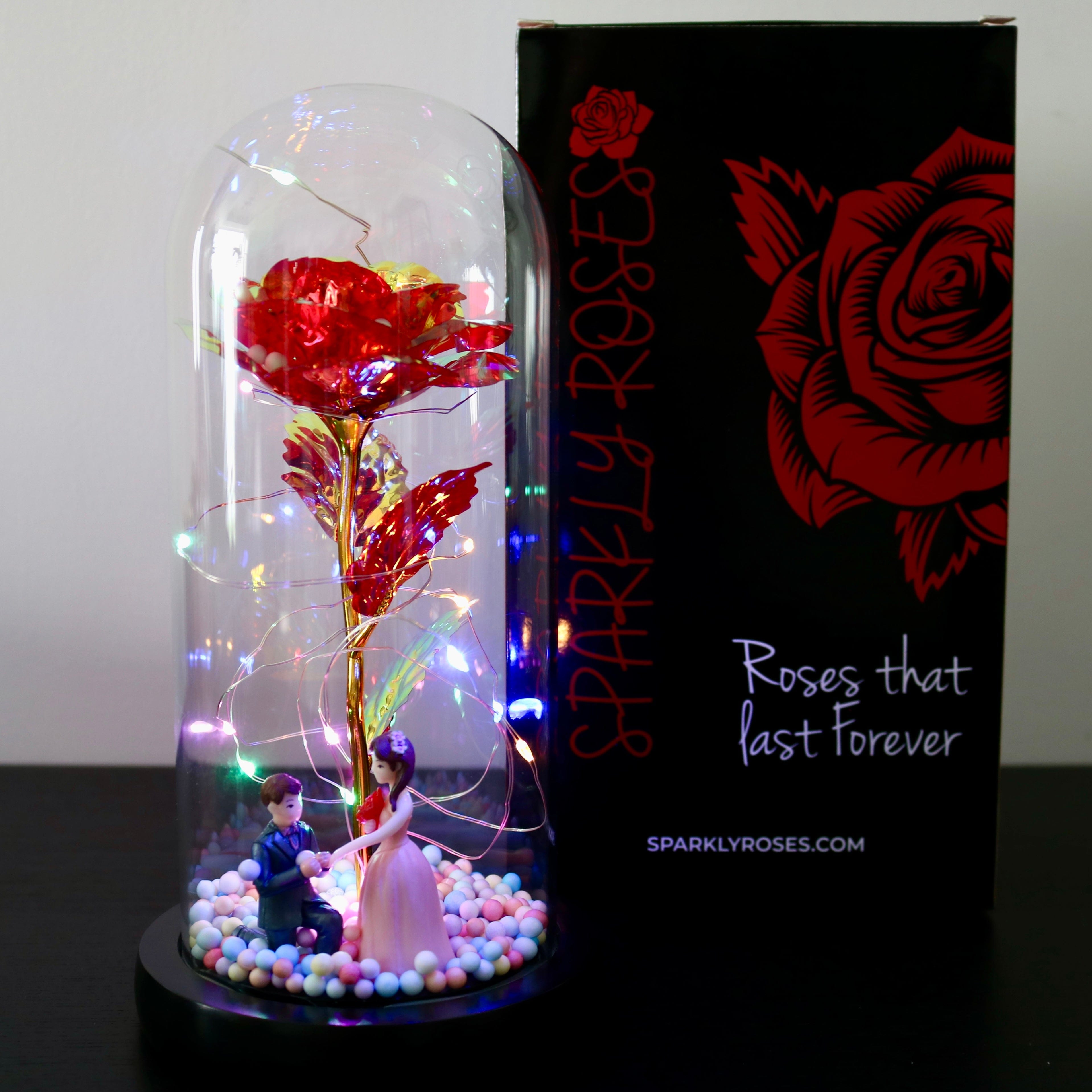 De Enchanted Sparkly Rose – Een tijdloos symbool van eeuwige liefde