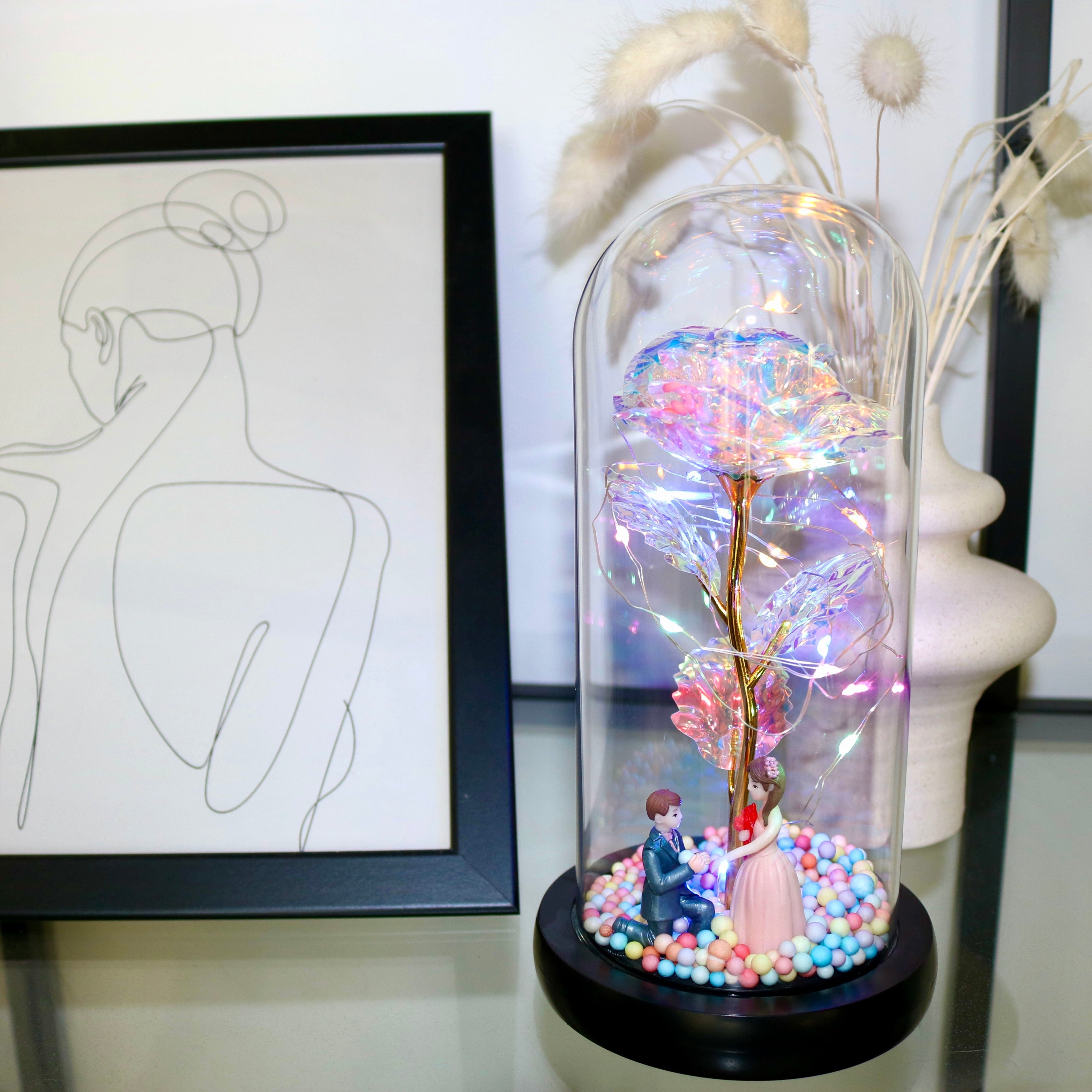 De Enchanted Sparkly Rose – Een tijdloos symbool van eeuwige liefde