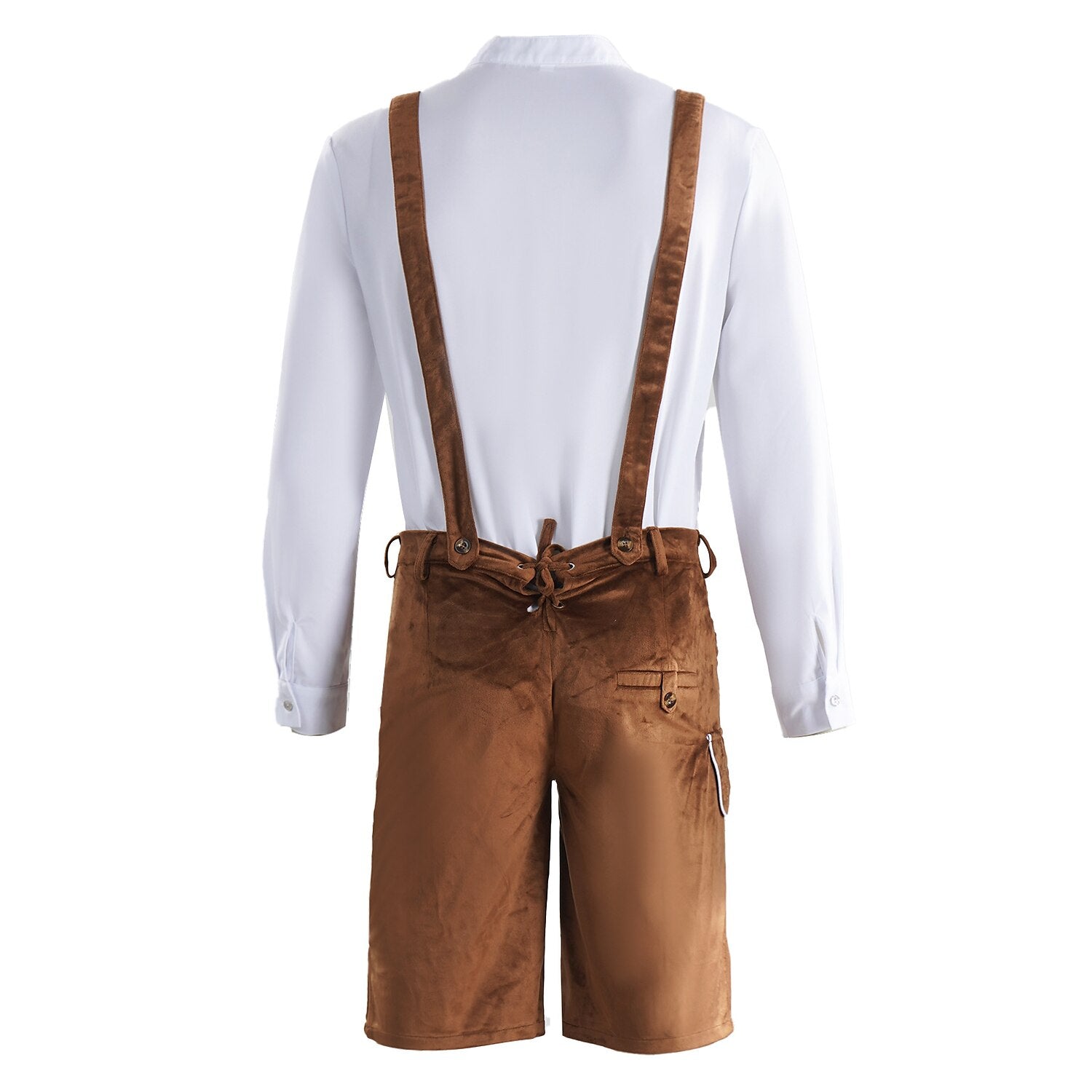 WiesnHeld – Heren-Trachten-Set met Overhemd & Lederhose – Oktoberfest Look