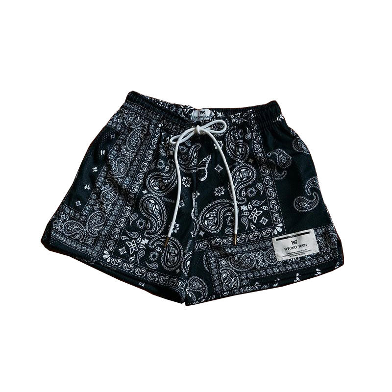 Melzano David Bedrukte Korte Broek Mesh Ademend