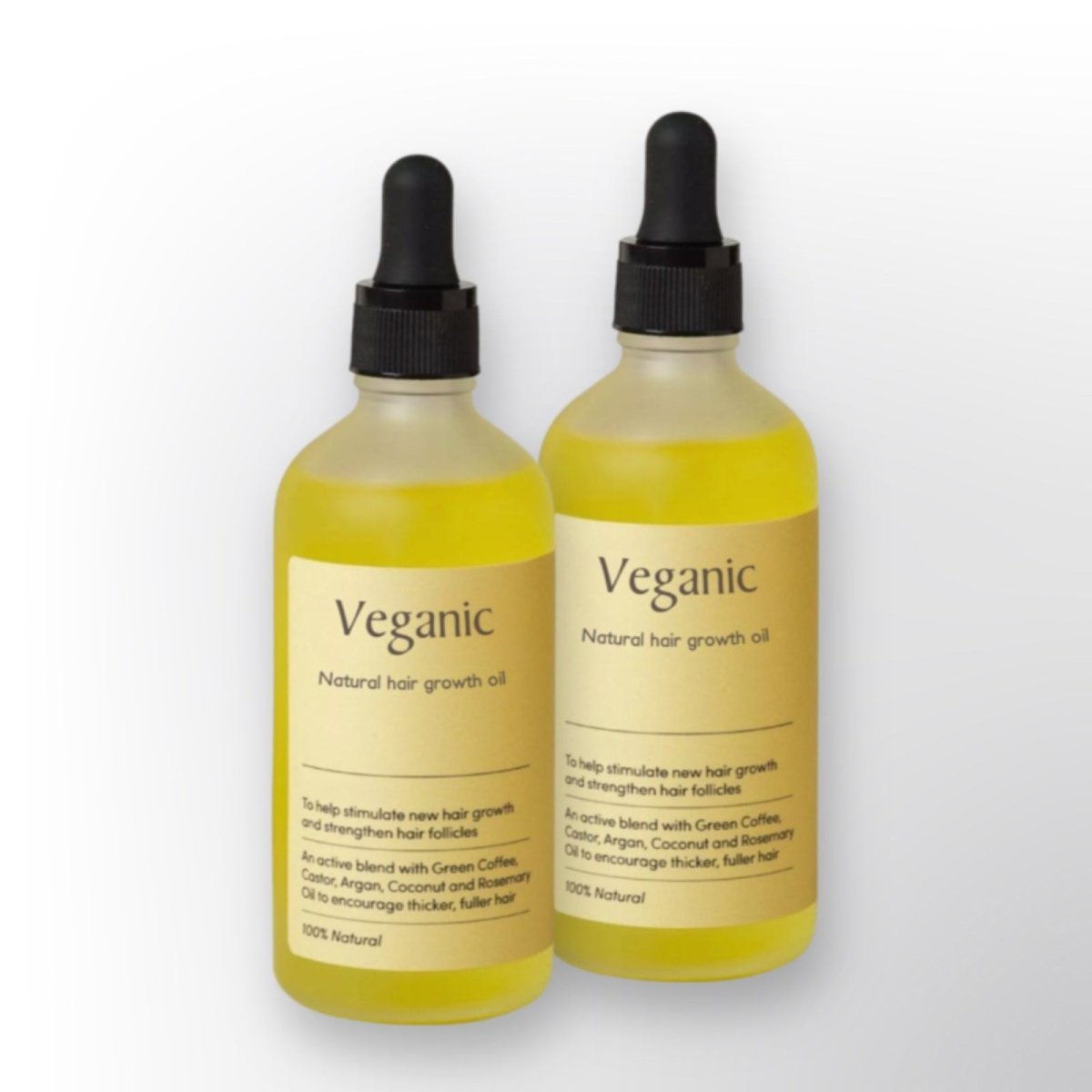 Veganic – Haarolie met ricinus, argan & kokos – voor alle haartypes