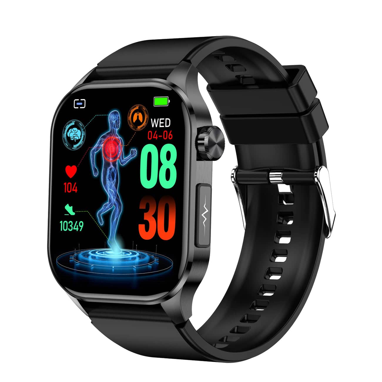 Smartwatch – Multifunctioneel horloge met welzijnstracking en helder touchscreen