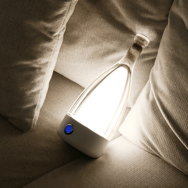 VinoGlow | Rechargeable Table Lamp in Wine Bottle Design