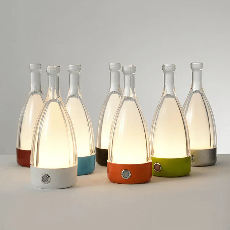 VinoGlow | Rechargeable Table Lamp in Wine Bottle Design