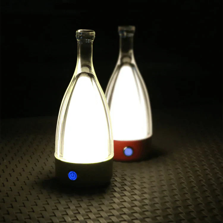 VinoGlow | Rechargeable Table Lamp in Wine Bottle Design
