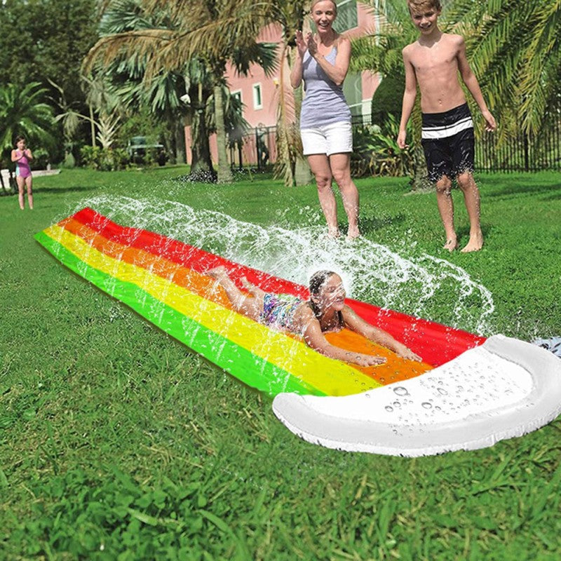 Splashrush – Tuin waterglijbaan regenboogontwerp 480 cm – zomerpret