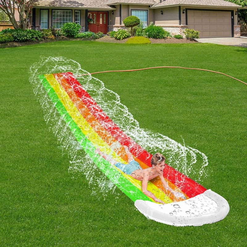 Splashrush – Tuin waterglijbaan regenboogontwerp 480 cm – zomerpret