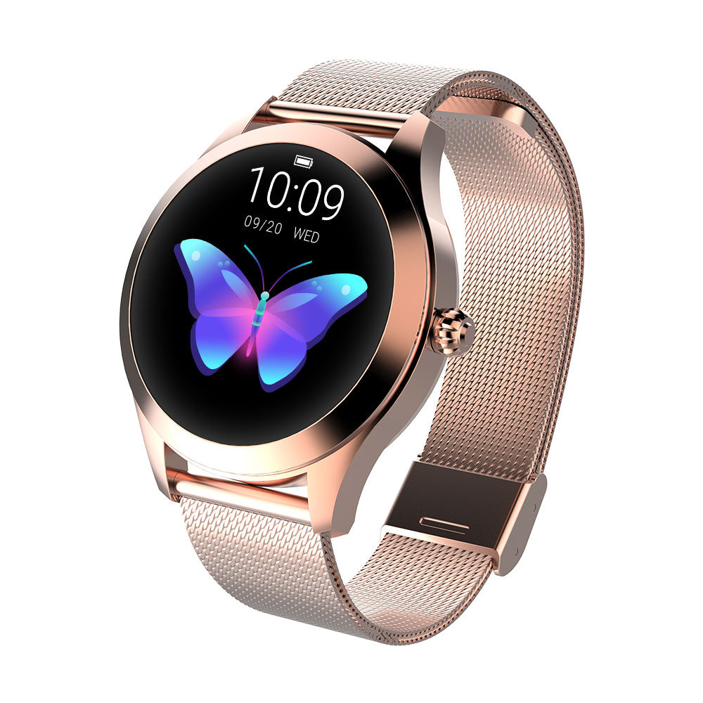 Smart Gold Ladies Smartwatch – Stylish, Smart and Stainless Steel