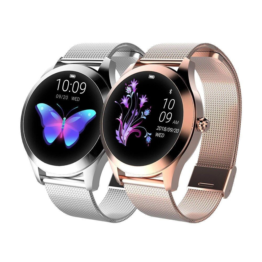 Smart Gold Ladies Smartwatch – Stylish, Smart and Stainless Steel