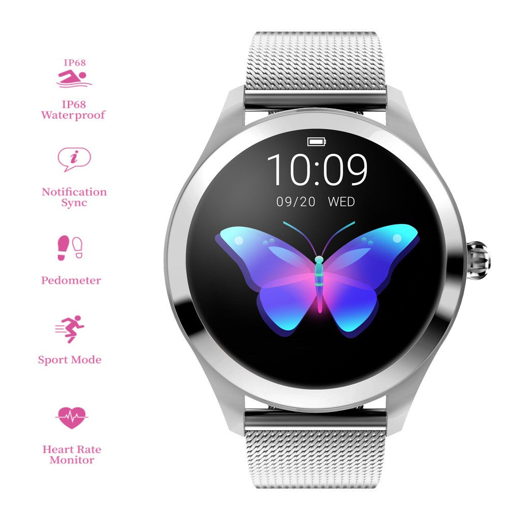 Smart Gold Ladies Smartwatch – Stylish, Smart and Stainless Steel