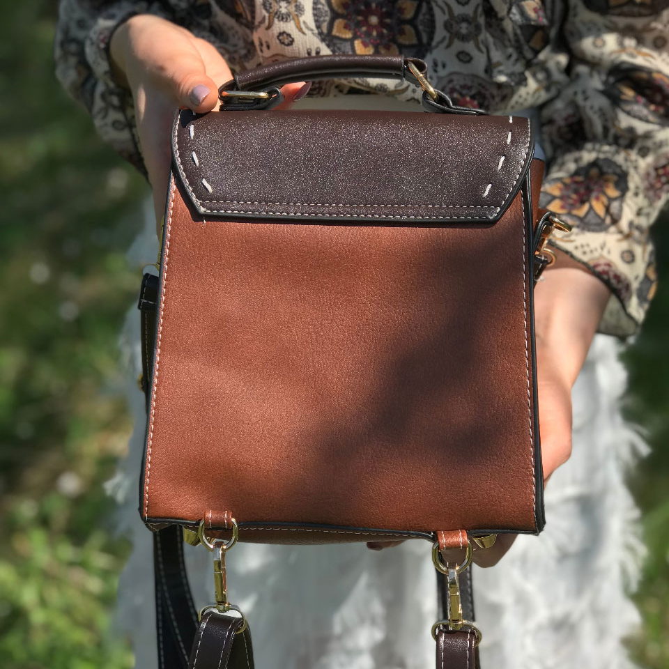 Melzano Bumblebee Leather Backpack