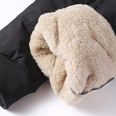 Ardenvo – Pantalón de hombre de doble capa | Forro polar y diseño elegante
