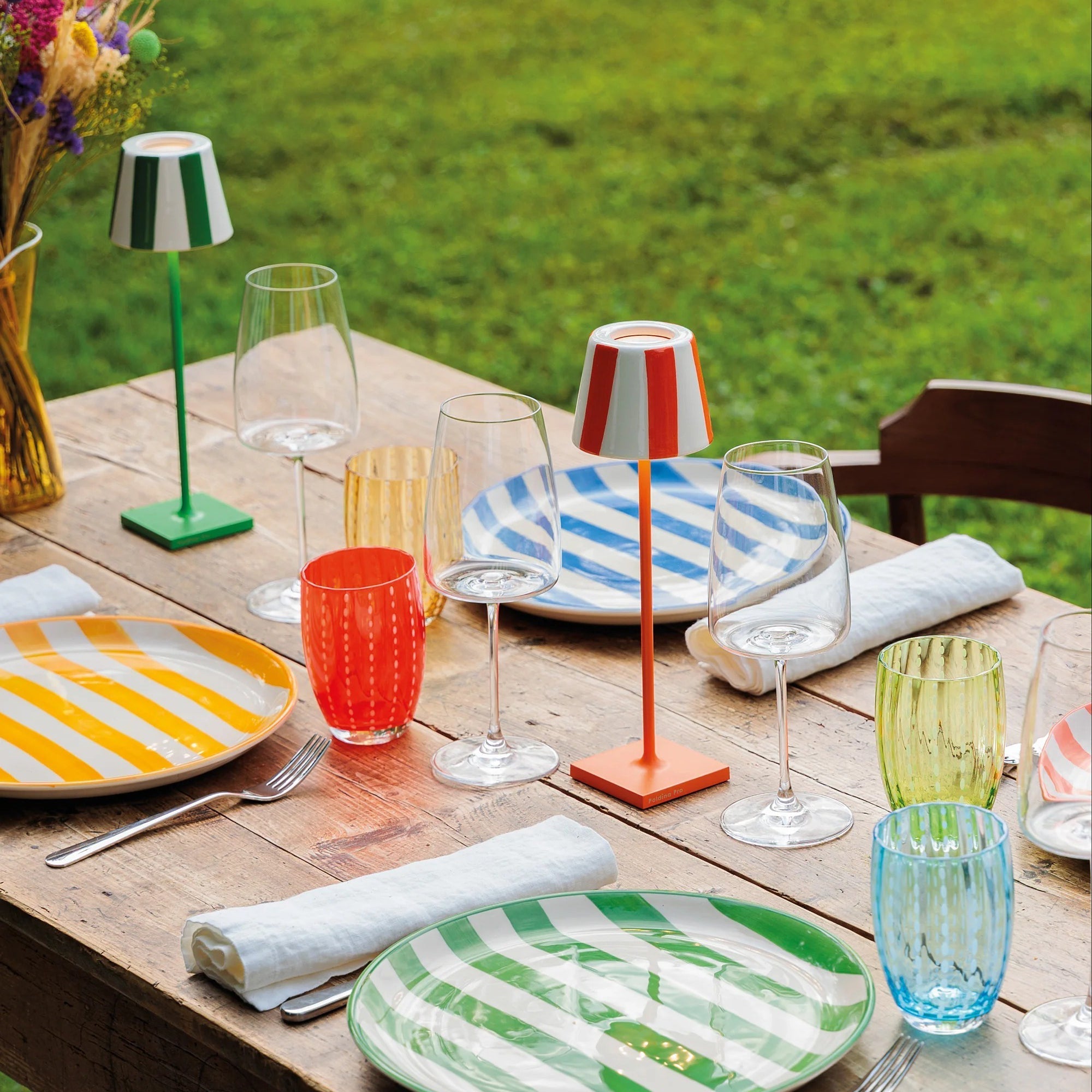 Glasoria – Pearl drinking glasses 6-piece set, handmade & dishwasher safe