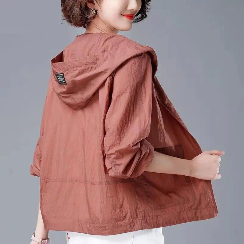 Melzano Nova chaqueta de viento de verano para mujer | estilo y comodidad